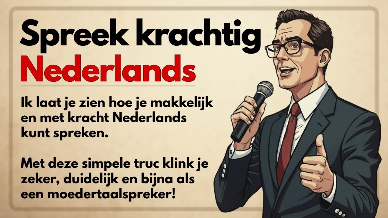 Leer Nederlands spreken 🇳🇱 | Word vloeiend en zelfverzekerd (A1&ndash;A2)