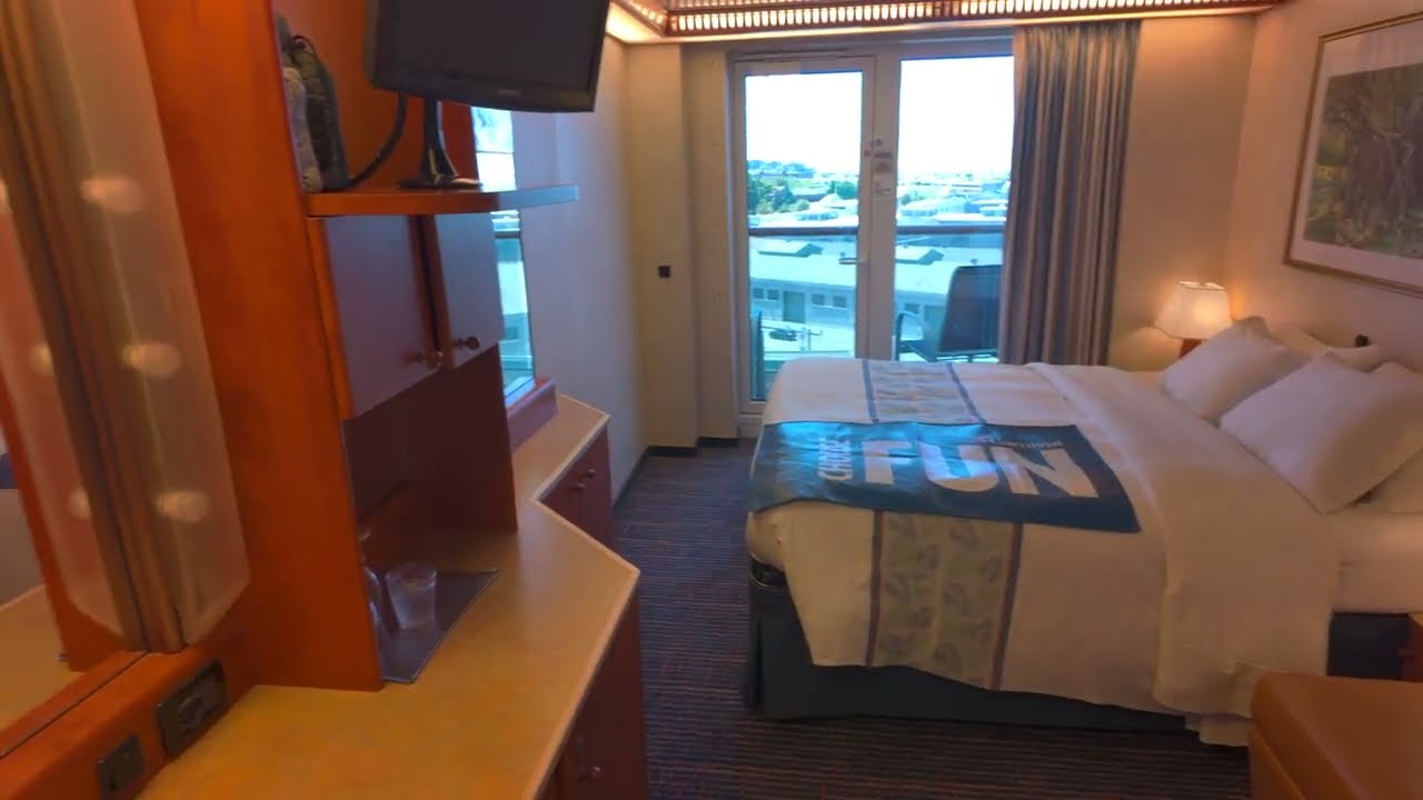 Carnival Miracle Balcony Cabin 8199 Tour