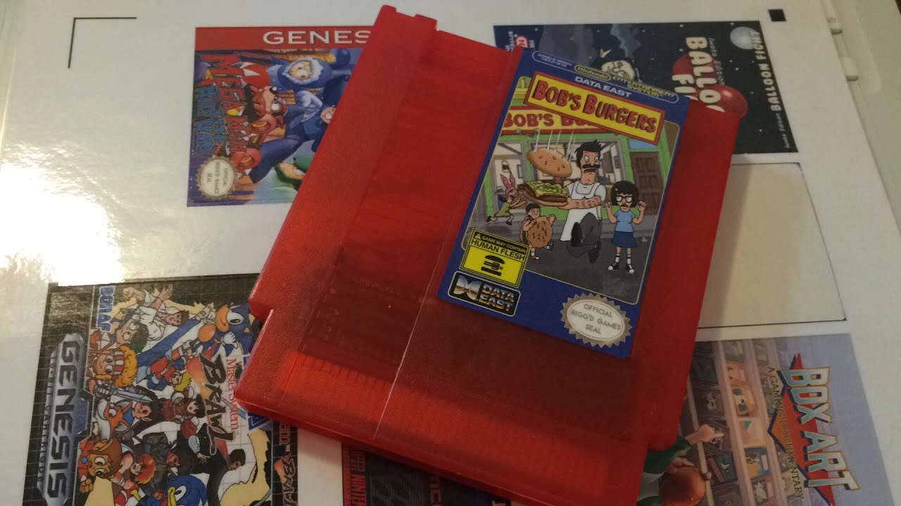 Как сделать этикетки для NES, SNES и Genesis