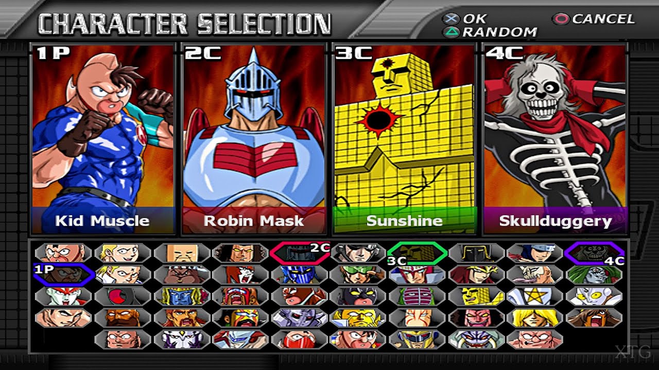 [#2] Galactic Wrestling: Featuring Ultimate Muscle - All Characters List PS2 Gameplay HD