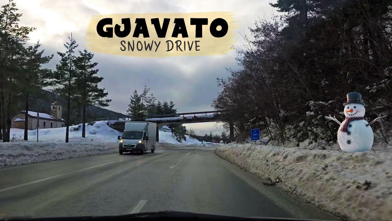 SNOWY DRIVE TOUR - Gjavato, Bitola, Macedonia (Winter 2024) 🚗 Снег на Ѓавато, Битола. Македонија 🇲🇰