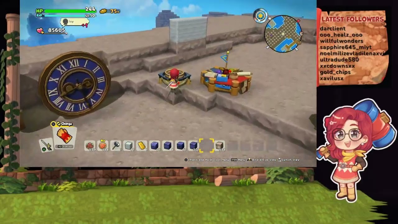 Let's Play DQBB2 - Return to the Water Kingdom 4 (slime school)