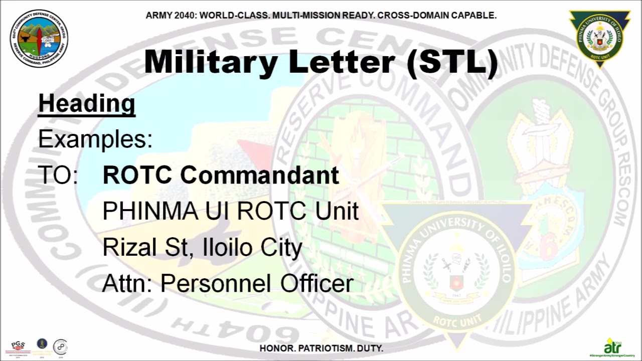 Basic Military Correspondence