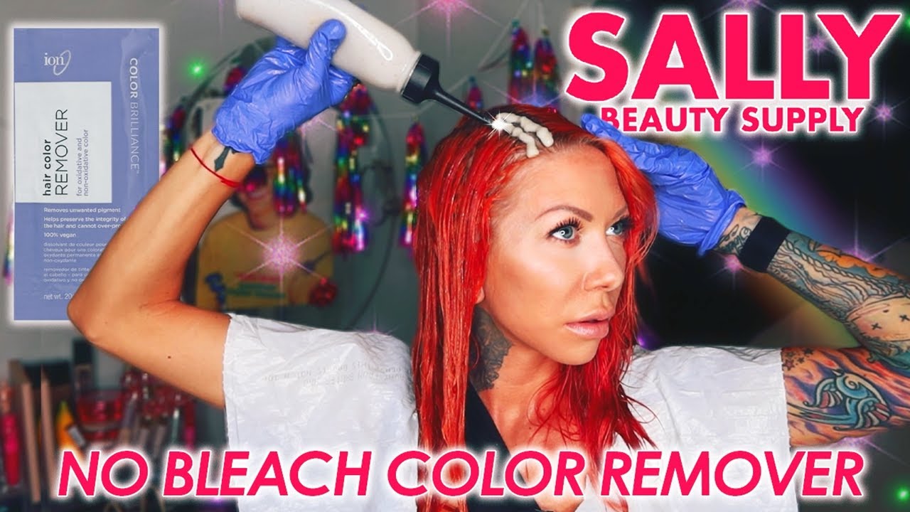 Color Remover from Sally Beauty Supply: no bleach or developer, just water