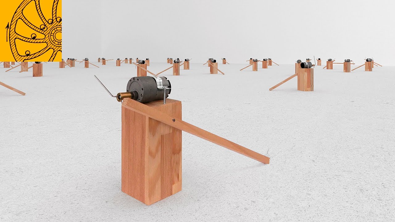 Compilation of Sound Kinetic sculpture by by Zimoun