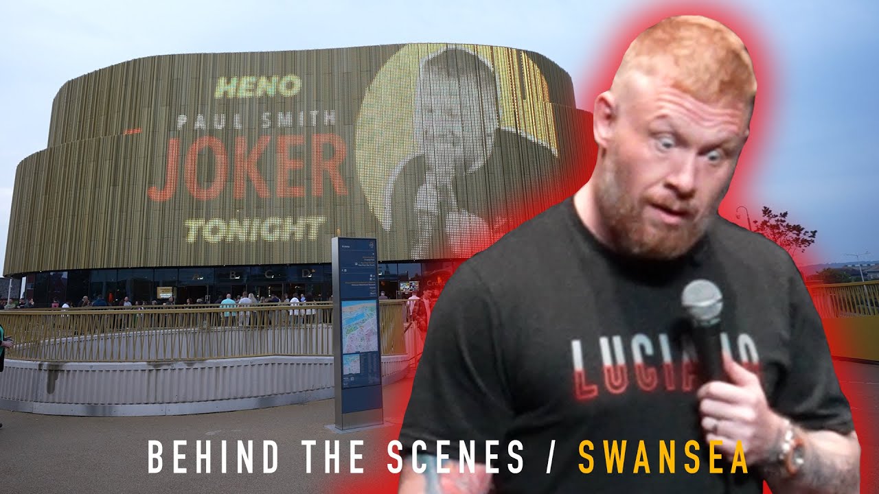 Paul Smith rips into driving instructor on the front row of a sold out show in Swansea