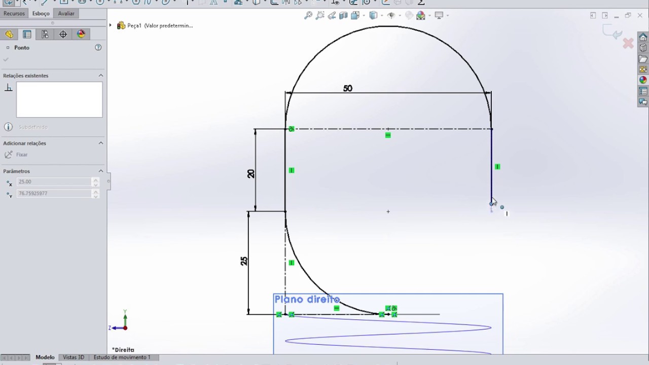 Solidworks - Aula Mola de Tração
