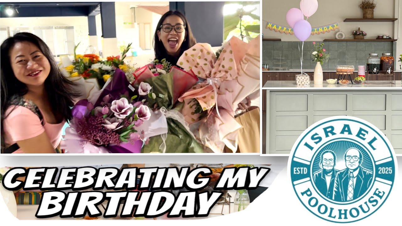 My Birthday Vlog 2025|| Israel Poolhouse Tour ||🤩