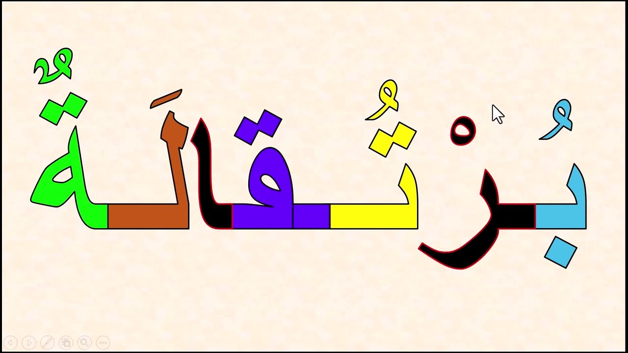 دروس محو الامية تعلم كيفية تهجي كلمات طويلة  باللغة العربية بشكل سهل جدا