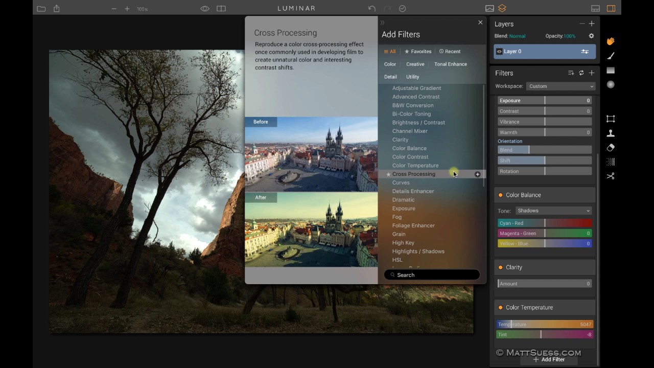 Macphun's Luminar - Filter Basics