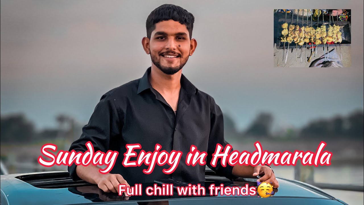 BarbQ in Head marala🥳With Jani log🫀Full chill & Fun😊#villagelife #punjabi #design