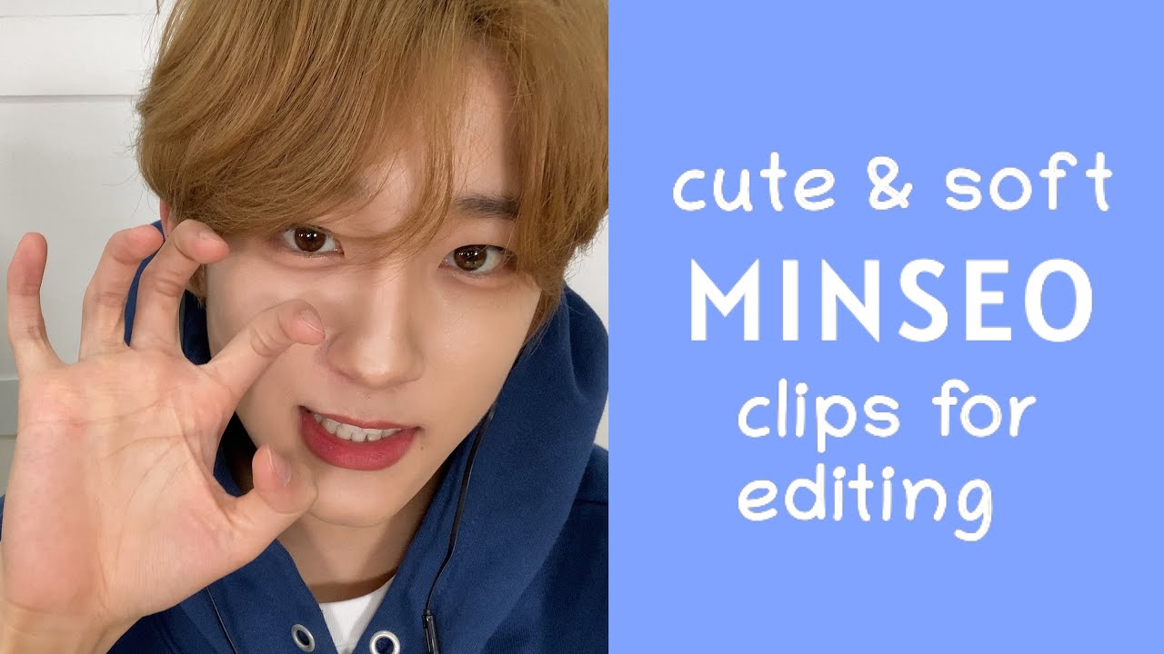 cute & soft minseo clips for edits 🌈🦄