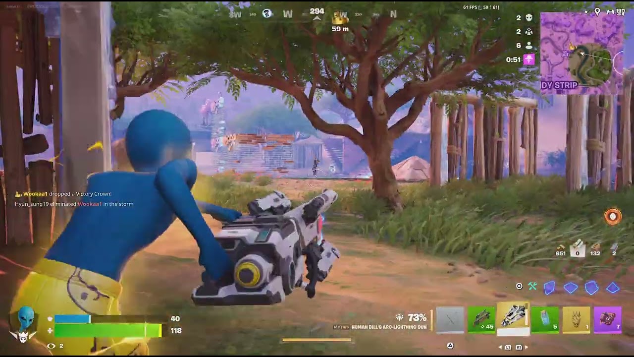 4kill solo quint win on Fortnite