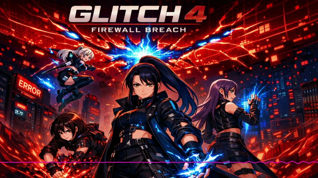 ai로 만든 k-pop 걸그룹  GLITCH4 -  Firewall Down