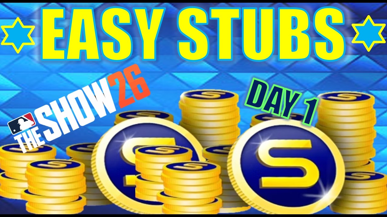 Complete Stub Guide For MLB The Show 26... Make 1 Million Stubs DAY 1