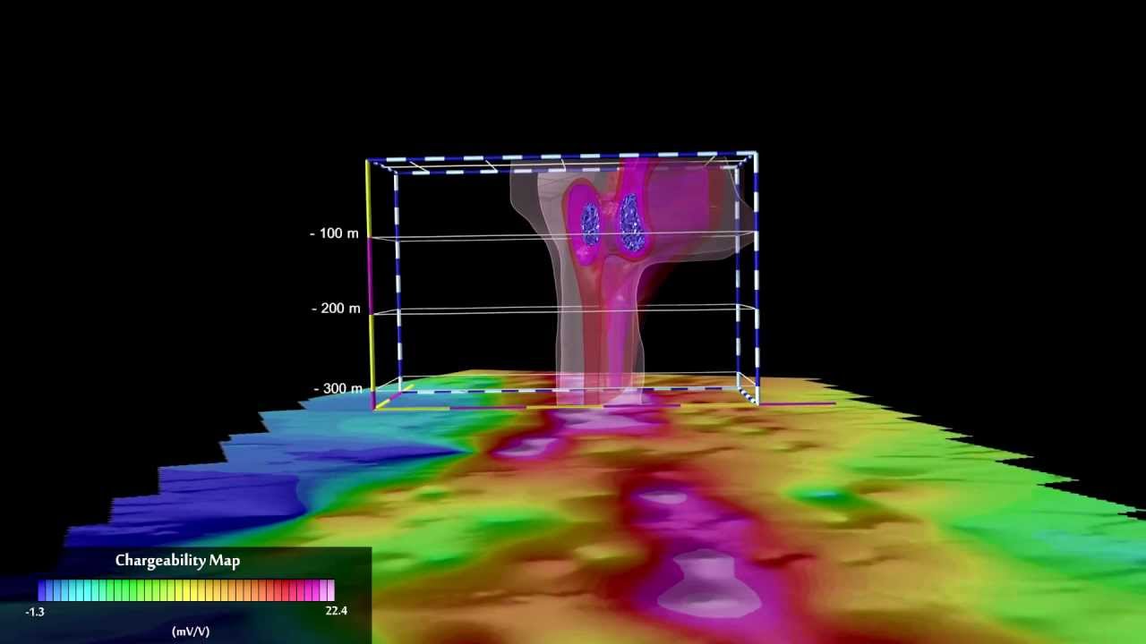 Detailed 3D Presentation of Geophysical/Geological Model