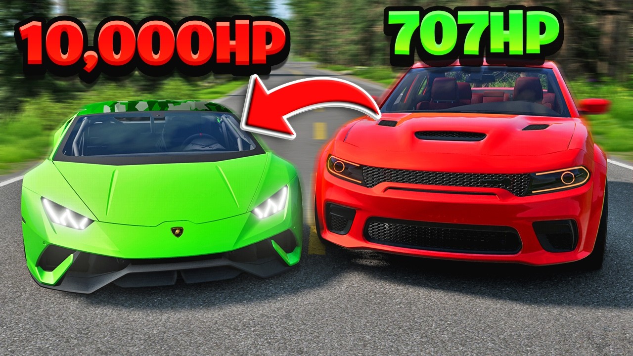 Каждый раз, когда я попадаю в аварию, я езжу на СЛУЧАЙНОЙ машине в BeamNG Drive