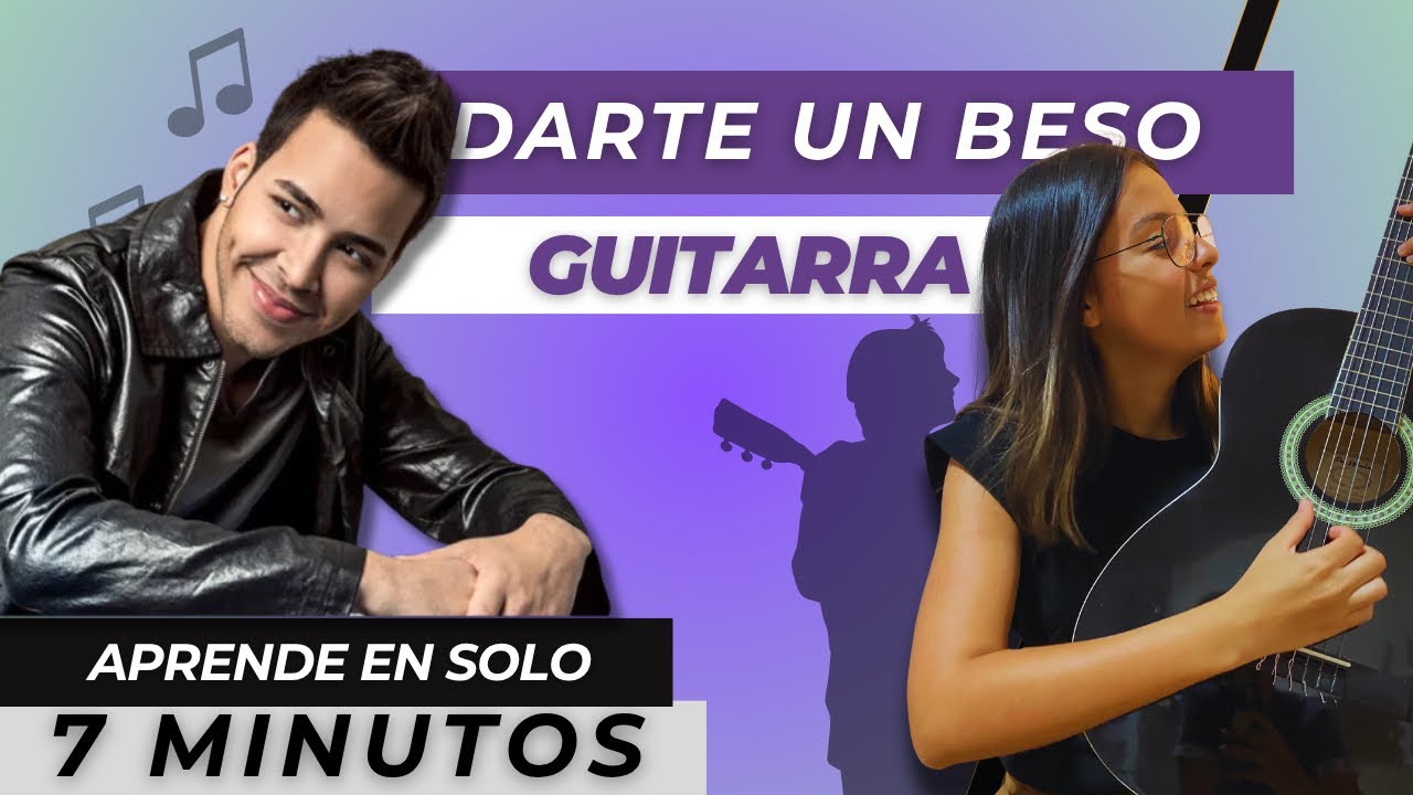 Cómo tocar “Darte un Beso” en guitarra | Prince Royce | Tutorial fácil paso a paso🎸
