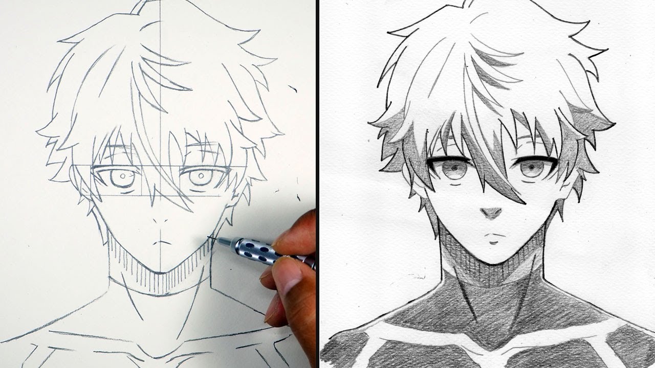 HOW TO DRAW NAGI SEISHIRO [Blue Lock] - Easy Step by Step