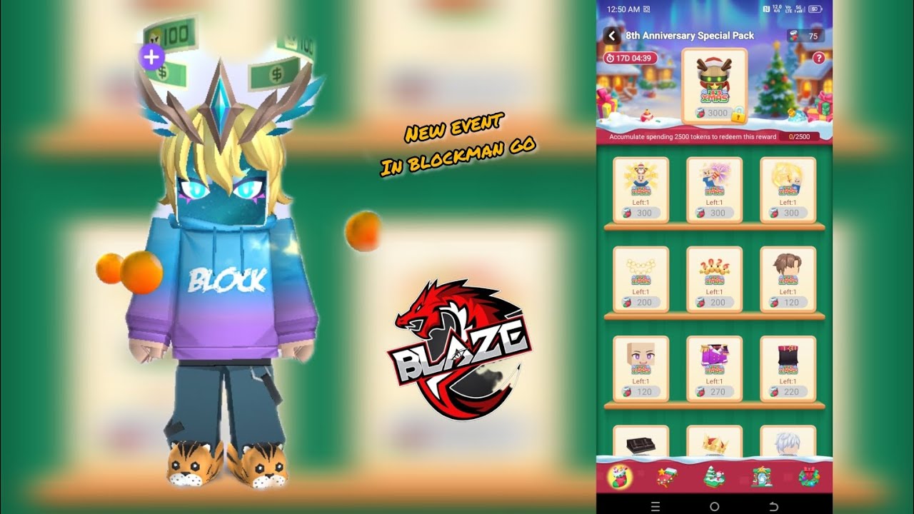 New crismas 🎄event in blockman go #blockmango #BlazeGamer19
