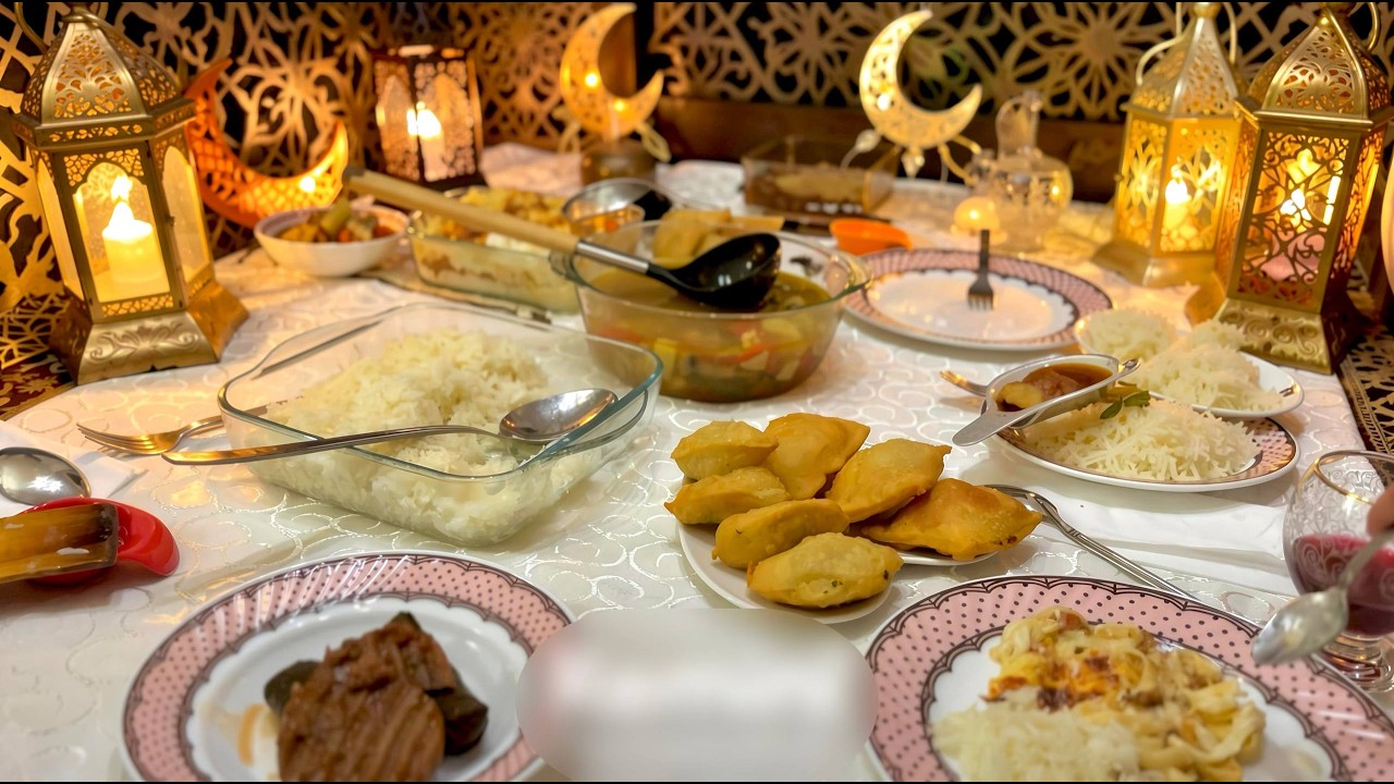 فلوق افطار رمضاني لبيت حمايي من الالف للياء✨اجواء ثلجية 🌨️
