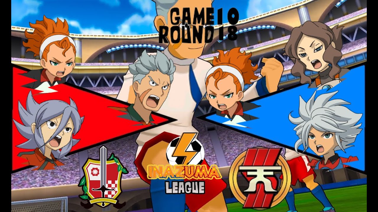 Inazuma League | G10/ R18 | Knight's of Queen VS Arakumo Gakuen | Inazuma Eleven Go Strikers 2013