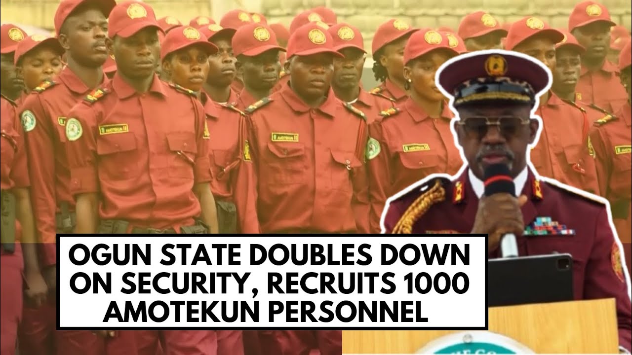 Ogun State Doubles Down on Security! Governor Announces Massive Amotekun Expansion
