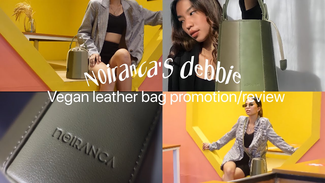 VEGAN LEATHER BAG PROMOTION/REVIEW ft. NOIRANCA