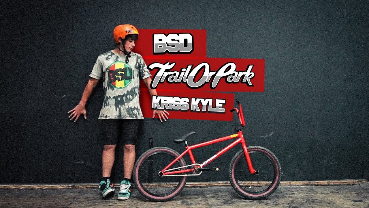 Kriss Kyle and the BSD TrailOrPark frame
