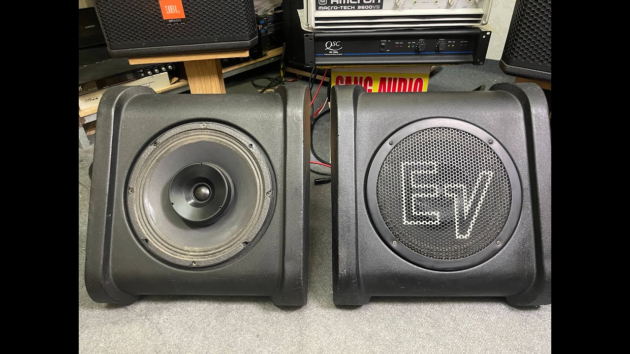 Khui H&agrave;ng Cặp Loa EV M-12C Made in USA Tại Sang Audio