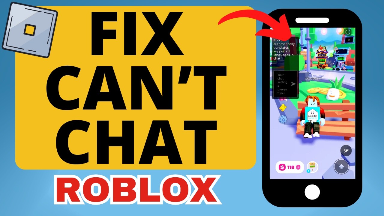 Fix Chat Setting in Roblox Mobile - Fix Can't Chat on Roblox - iPhone & Android