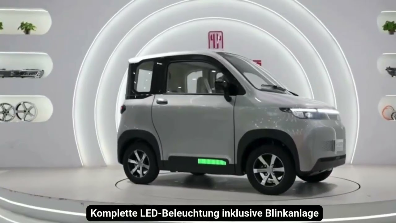 Elektro-Kabinenroller M5 mit LiFePO4-Akku – bis zu 130 km Reichweite mit nur einer Ladung