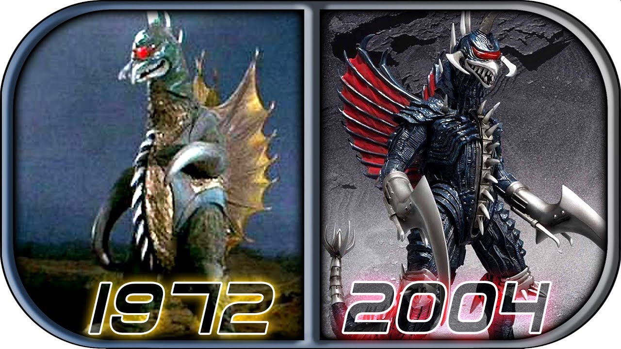 EVOLUTION of GIGAN in Movies & TV 2018 (1972-2004) Godzilla king of the monsters Gigan scene trailer