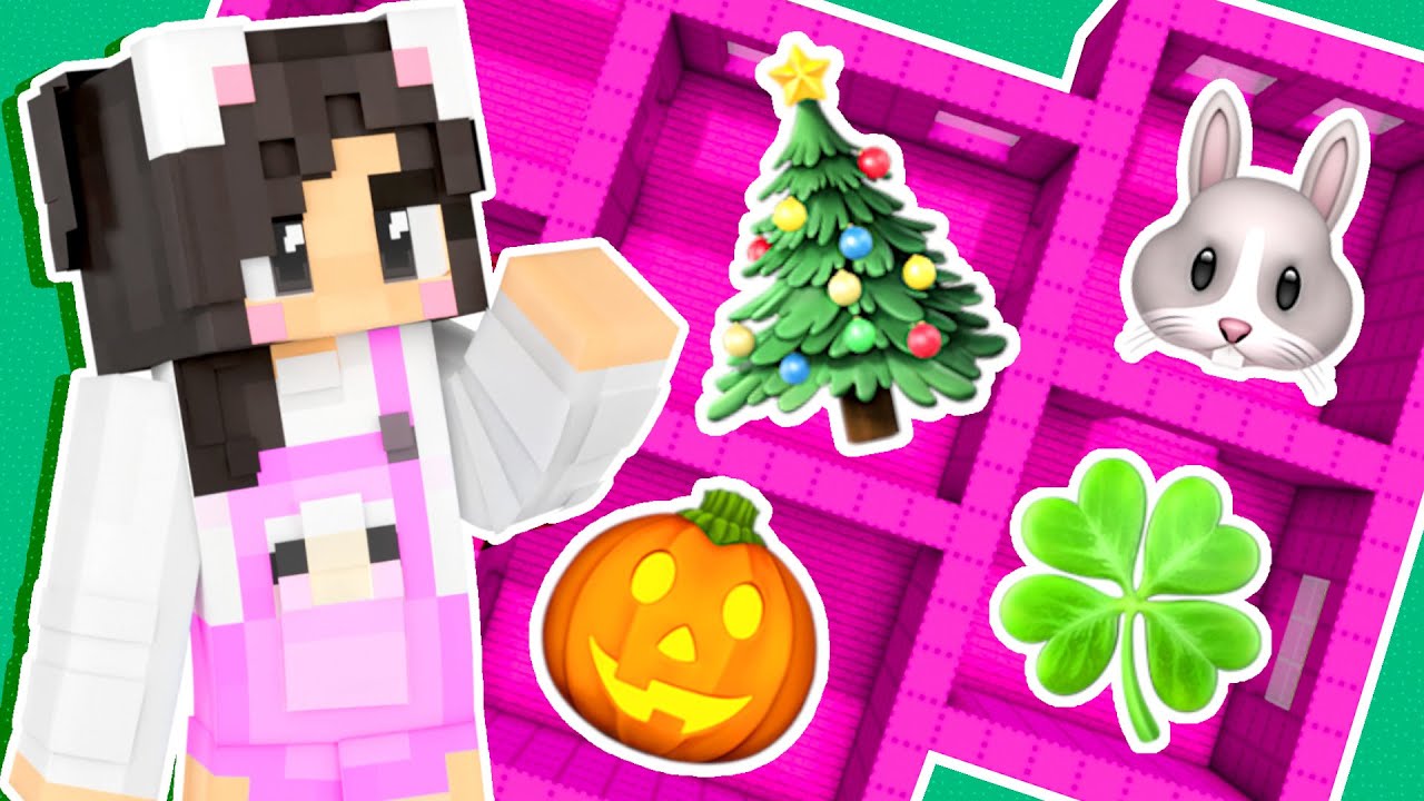 💜ЭМОДЖИС Выберите мой ПРАЗДНИЧНЫЙ домик в Minecraft!