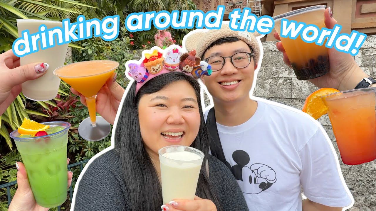 eating & drinking around the world in EPCOT for my 30th birthday! 🥳🎂