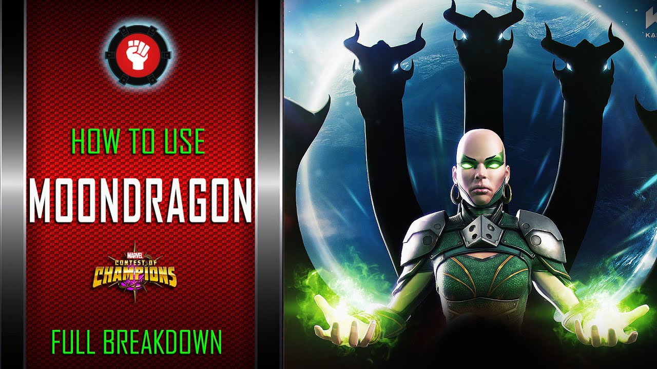How To Use MOONDRAGON Easily | UNDERATED SUPERB CHAMP | Full Breakdown | Marvel Contest Of Champions