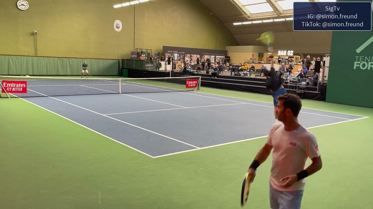 Full practice during ATP event with #3 team in the world 🎾 - w. commentary