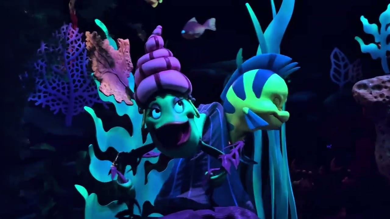 4K POV Under the Sea - Journey of The Little Mermaid Disney’s Magic Kingdom