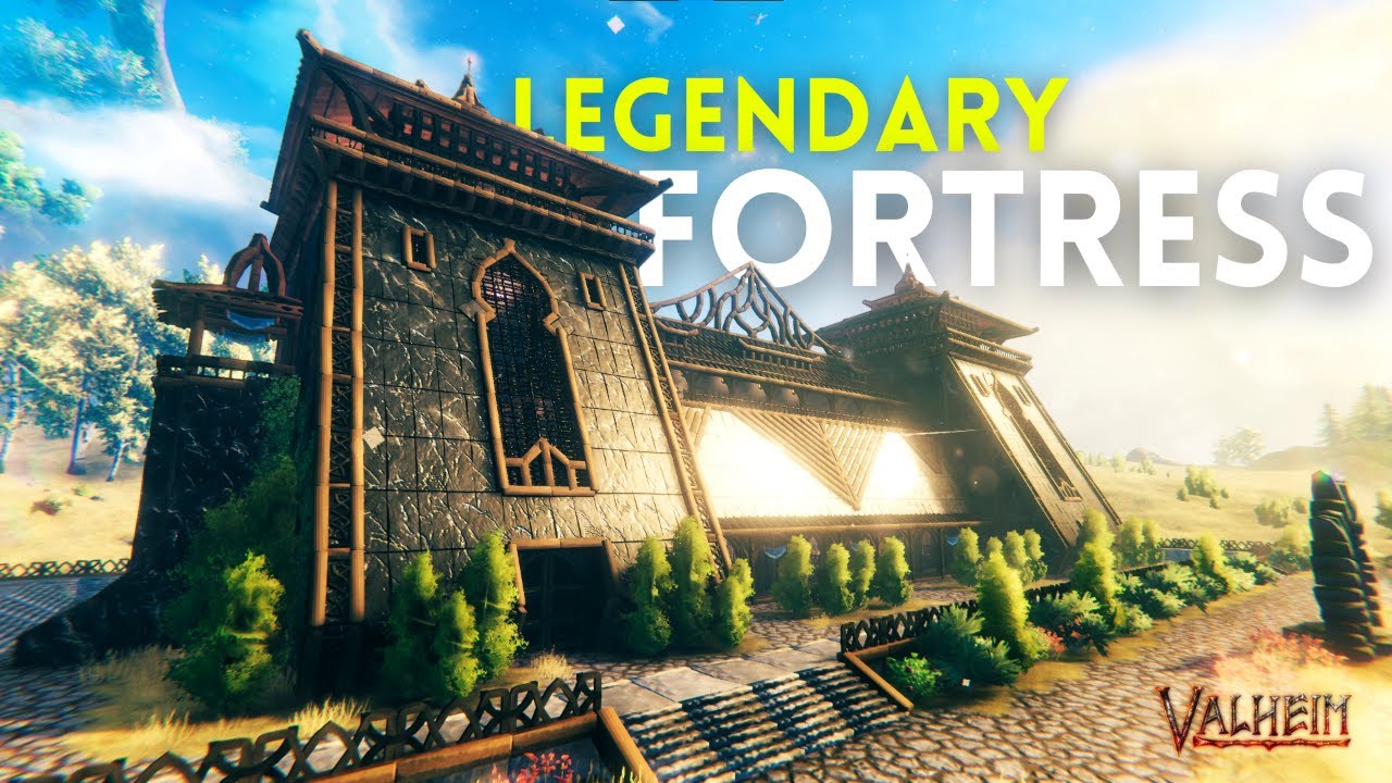 LEGENDARY Fortress - Valheim Build