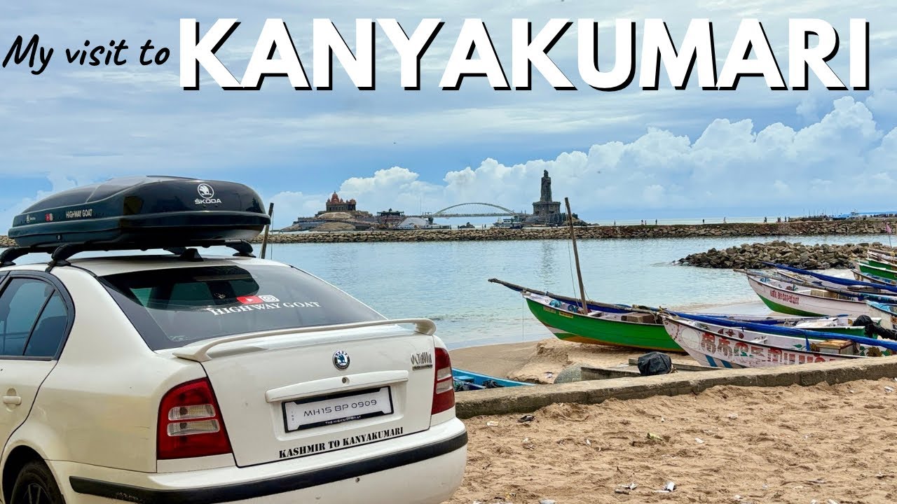 Unbelievable climate in Kanyakumari 😱| The point of India Kanyakumari | the highway goat