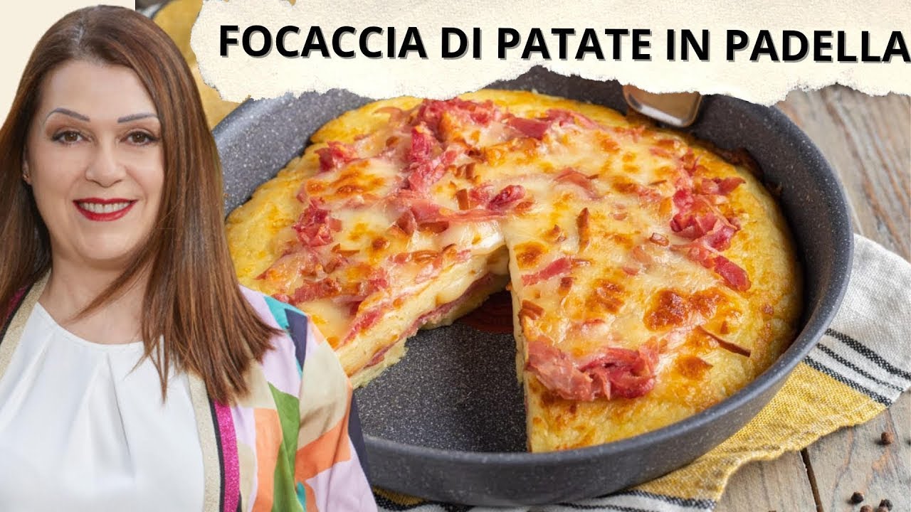 ✅ Focaccia di Patate in Padella con Prosciutto e Scamorza: Facile e Filante! 🍽️🔥