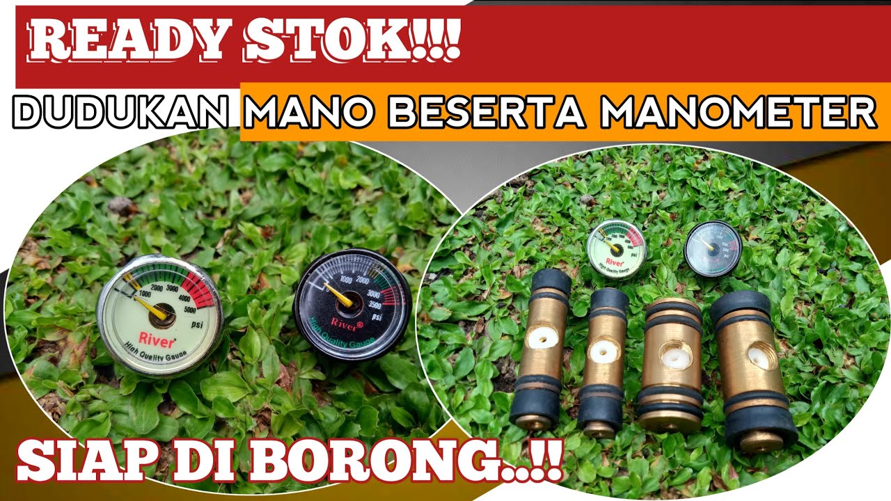 STOK TERBARU!! DUDUKAN MANOMETER ( CARA PASANG MANOMETER )