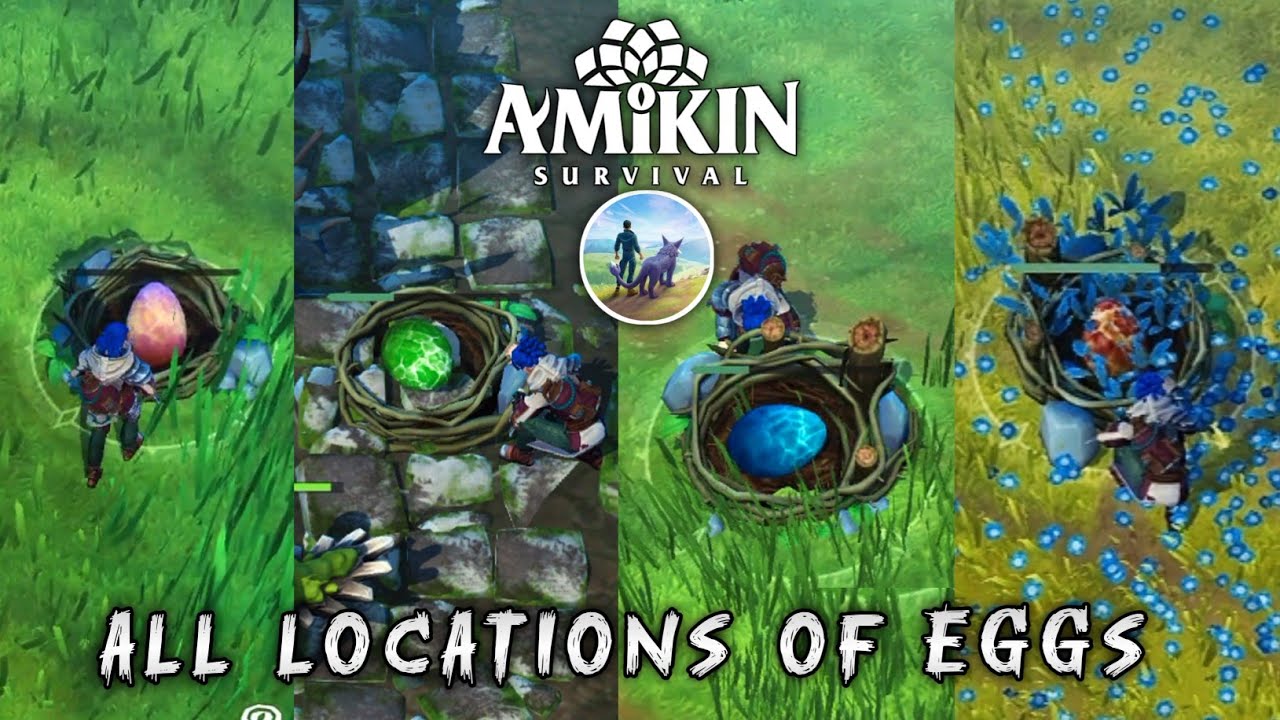 All Amikin Eggs Location How to get unlimited Egg | Amikin Survival Tips & Tricks In Hindi