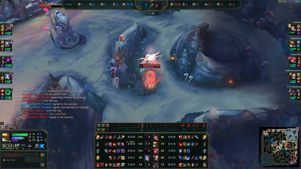 Rammus Ronystark - First time using new item and skill builds - E4 OCE