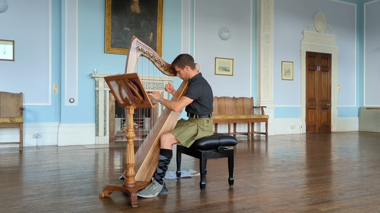 Marc Silverthorn Celtic Harp plating Musical Priest trad. Irish arrangement by Kim Robertson
