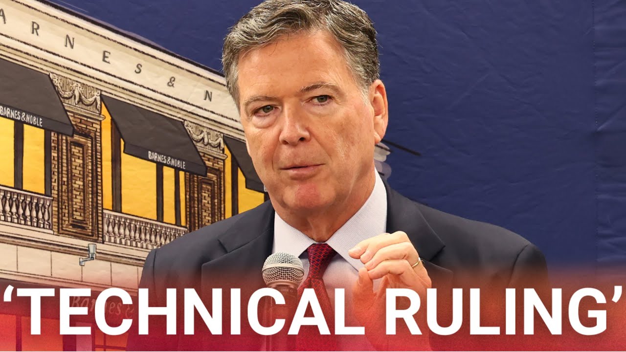 Trump administration disagrees with &lsquo;technical ruling&rsquo; allowing James Comey's case to be thrown out