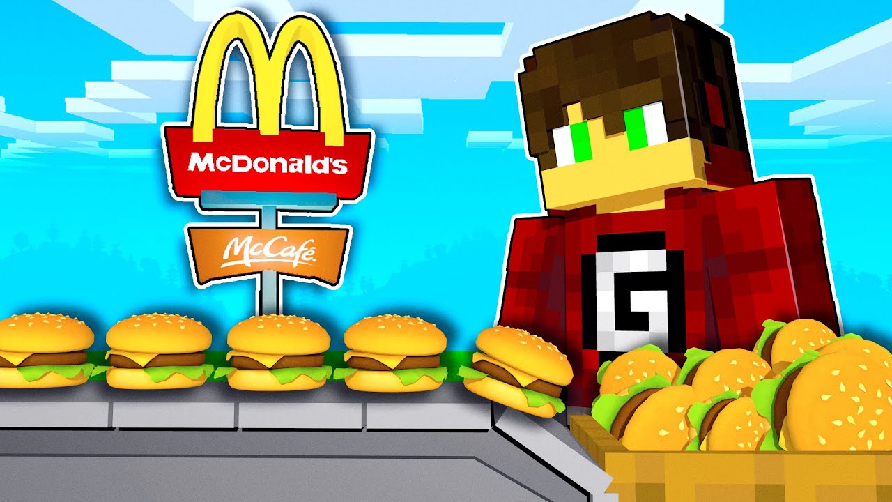 ABRI UM McDonald's E FIQUEI RICO no MINECRAFT ✭ Guihh ✭
