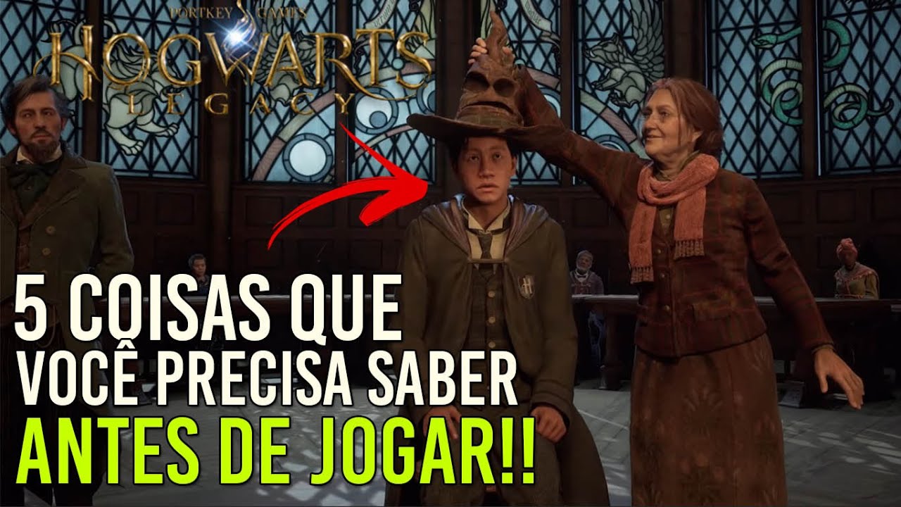 Hogwarts Legacy - 5 COISAS que Voc&ecirc; PRECISA SABER Antes de Come&ccedil;ar a  Jogar !!