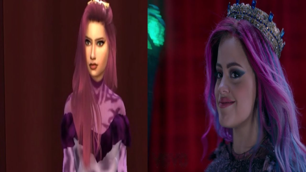Queen of mean in sims 4 [side by side comparison]