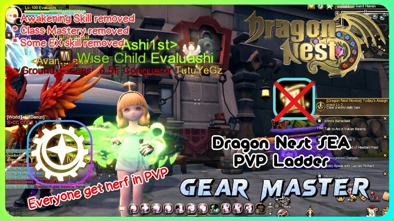 Gear Master PVP Ladder ~ Dragon Nest SEA #A53 